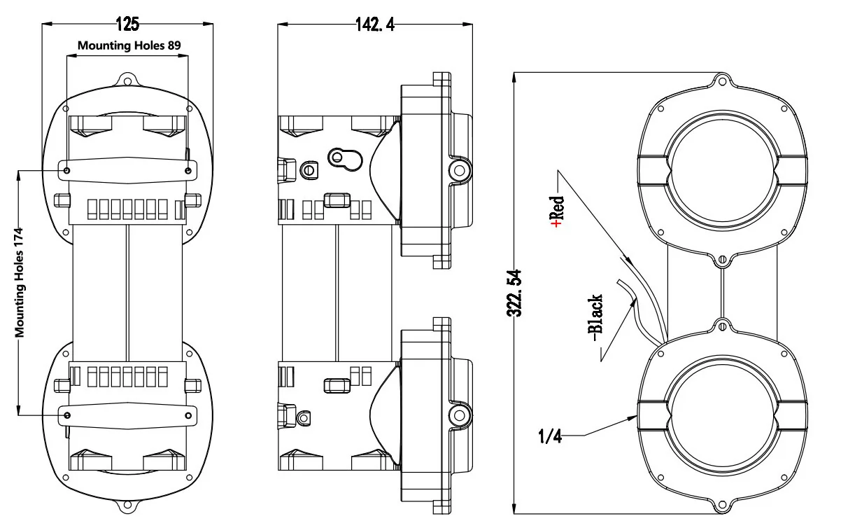 Diaphragm Pump GZ70B DC Brushed Series